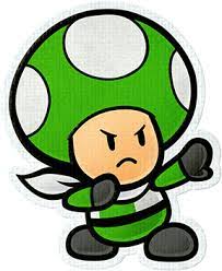 Rescue V Green Paper Mario Color Splash Paper Mario Color Splash Mario Art Paper Mario