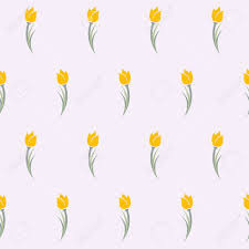 Jewels of another kind fill this cedar chest. Yellow Tulips Seamless Pattern Cute Simple Background With Spring Royalty Free Cliparts Vectors And Stock Illustration Image 92950413
