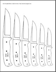Knife templates to print ✅. Diy Knifemaker S Info Center Knife Patterns