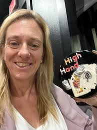 Beautiful day for cribbage with friends