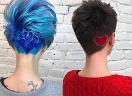 Since the studio has relocated, more and more of the pilates gals have been walking in with totally cute new hairdo's. 54 Badass Undercut Hair Tattoos For Women In 2021 Glowsly