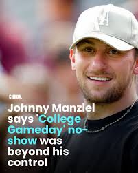 🏈 A big moment at Kyle Field came without a familiar face. Johnny Manziel  apologized after missing his scheduled College Gameday appearance in  College Station, saying the absence was beyond his control