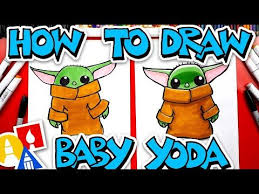 How To Draw Baby Yoda From The Mandalorian Youtube Art For Kids Hub Yoda Drawing Baby Drawing I love star wars helmets! pinterest