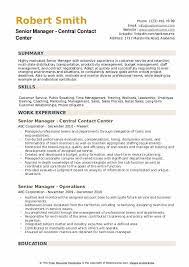 Managing job descriptions in a department. Senior Manager Resume Samples Qwikresume