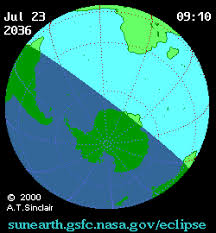 From the flat earth wiki. Solar Eclipse Of July 23 2036 Wikipedia