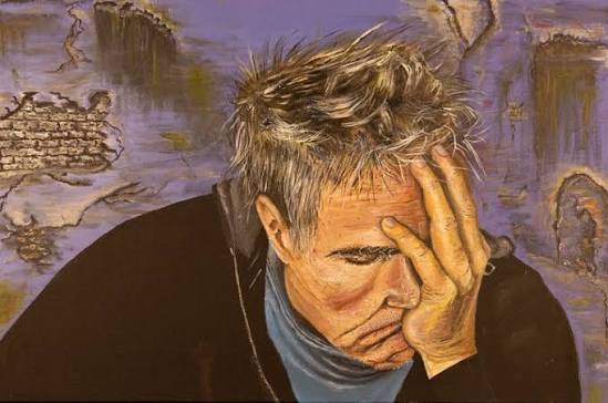 Desperation - Scatts' Fine Art - Paintings & Prints, People & Figures,  Portraits, Male - ArtPal
