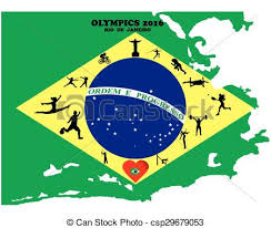 Descargue imagen vectorial de los juegos olímpicos. Juegos Olimpicos De Verano Dos Mil Dieciseis Anos En Brasil Canstock