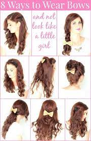 8 Ways To Wear Bows In Your Hair Ma Nouvelle Mode Bow Hairstyle Hair Hair Styles