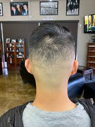 Scissors 6 inches and belo. Mid Bald Fade Barber