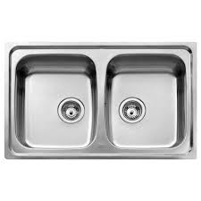 Advantages of a bathroom vanity. Teka Universo 79 2c Rectangular Double Bowl Silver Techinn