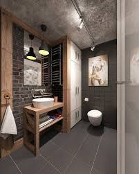 20 Most Popular Basement Bathroom Ideas Pictures Remodel And Decor Industrial Bathroom Decor Industrial Bathroom Design Industrial Style Bathroom