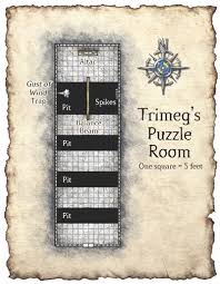 Trimegs Puzzle Room In 2019 Dungeon Maps Fantasy Map