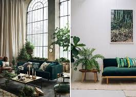 Tendance Couleur Le Vert Fonce Un Canape Vert Fonce En Velours Pour Donner Du Charisme A Sons Salon Canapes Vert Fonce Canape Vert Vert Fonce