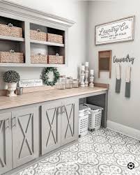Complete with laundry room essentials including a sink, washing machine, and plenty of storage, it is easily accessible on laundry day but can be concealed quickly if you have spontaneous guests. Modern Farmhouse Laundry Room Tile Novocom Top