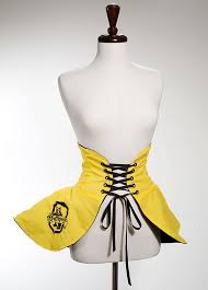 Harry Potter Hogwarts Hufflepuff House Inspired Cincher Skirt M L Made To Order Via Etsy Harry Potter Vetements