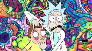 The great collection of rick and morty wallpapers for desktop, laptop and mobiles. 44 Rick And Morty Trippy Wallpapers Wallpaperboat