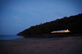 Oxwich Bay Hotel Gower Showcasing Their Marquee At Night Hildenstyleawards View Their Site Here Http Www Oxwichbayhotel Co Uk Small Hotel Hotel Views