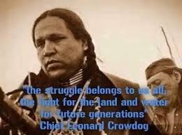 Prayers and condolences ￼to Chief Leonard Crow Dog family and friends.  Chief Crow Dog took his journey today, May he Rest In Peace. Many knows  that Chief Leonard Crow Dog has been