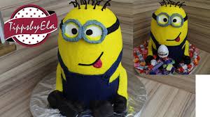 Innen ist es ein feuchter schokoladenkuchen und außen mit fondant verziert. Minions Torte Video Rezepte