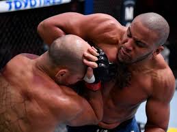 Ciryl gane (blue gloves) prior to the fight against derrick lewis (red gloves) during ufc 265 at toyota center. They Said What Pros React To Ciryl Gane S Tko Of Junior Dos Santos At Ufc 256 Bloody Elbow