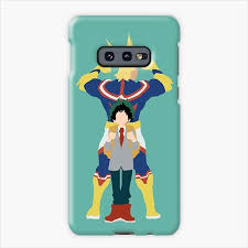 All Might And Biku No My Hero Academia Samsung Galaxy S10e Case Samsung Galaxy My Hero My Hero Academia