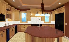 red granite kitchen countertops, red