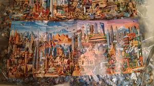 Vídeo que se ha viralizado en tiktok de nuestro puzzle la vuelta al mundo de 42000 piezas. Seguimiento La Vuelta Al Mundo 42 000 Educa Puzzleando