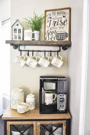 Coffee bar station home coffee stations coffee bar home coffee bars apartment essentials kitchen essentials decoration inspiration decor ideas wall bar. Low Cost Ideas To Start A Coffee Bar Ideas Four Different Strategies To Start A Small Coffee Busine Farmhouse Coffee Bar Coffee Bar Home Floating Shelves Diy