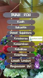 Buah anggur merupakan buah yang tanamannya dapat tumbuh pada kawasan dataran rendah. Hiasan Dinding Gantung Kayu Rohani Buah Roh Lazada Indonesia