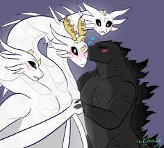 Godzilla x moonhidora