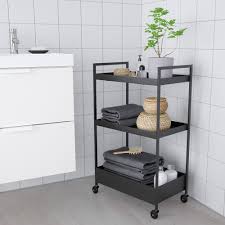 Nissafors Servierwagen Schwarz Ikea Osterreich In 2020 Ikea Finds Utility Cart Ikea