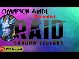 F2p Diabolist Raid Shadow Legends Champion Guide New Speed Queen Turn Meter Control Master Youtube