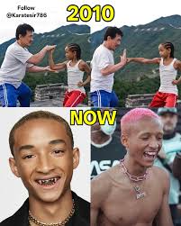 Jaden Smith then and now