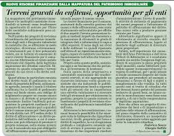 Terreni Gravati Da Enfiteusi Un Opportunita Per Gli Enti Kibernetes Su Italiaoggi Kibernetes