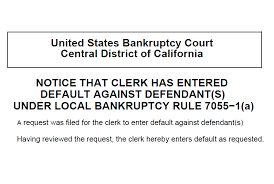 How to stop a wage garnishment in california. Motion To Set Aside Default Judgment In Bankruptcy Adversary Template Form Sample Talkov Law
