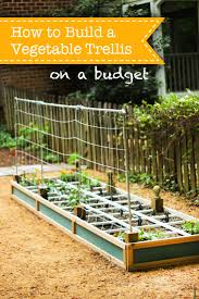 14 easy & attractive diy cucumber trellis ideas on how to build vertical garden growing structures with simple materials for productive vegetable gardening! How To Build A Vegetable Trellis On A Budget Pretty Handy Girl