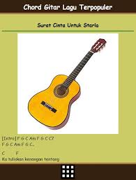 Chord gitar lagu surat cinta untuk setala. Kunci Gitar Lagu Terpopuler For Android Apk Download