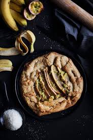 Tarte Rustique A La Banane Et Aux Fruits De La Passion Chefnini