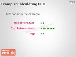 How To Calculate Pcd Pitch Circle Diameter