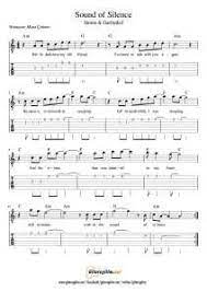 sound of silence nota tab gitaregitim net muzik teorisi flut muzik