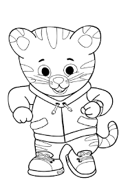Includes images of baby animals, flowers, rain showers, and more. Daniel Tiger S Neighborhood Coloring Pages Print A4