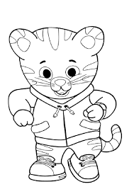 If you do not know about the daniel tiger, we will give you several brief explanations about it. Daniel Tiger S Neighborhood Coloring Pages Print A4