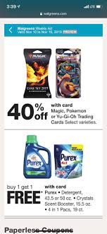 Are you buying walgreens gift cards for employee rewards or customer incentives? Walgreens 40 Off Starting Nov 10th Pkmntcgdeals