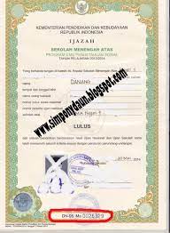 No ijazah smk terletak dimana. Inilah Letak Nomor Ijazah Sma Smk Smp Sd Ma S1 Buwoh Com