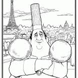 You can easily print or download them at your convenience. Coloring Page Ratatouille