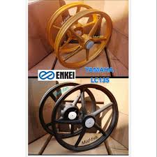 Sport rim enkei fc y15zr champion motor spare parts 冠军摩哆零件. Yamaha Lc135 Lagenda Srl Srl110 Srl115 Enkei Sp522 Sport Rim Shopee Malaysia