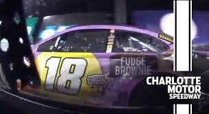 17 fahrer monster energy open: Kyle Busch Cuts Tire After Four Wide Battle At Charlotte Nascar En Espanol