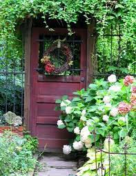 Old doors can also become part of functional areas in your garden. Dishfunctional Designs How To Use Old Doors In Your Garden Upcycled Doors