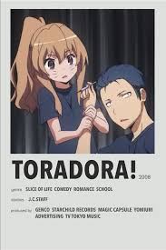 Animation Movies Toradora Minimal Anime Poster Movie Prints Poster Prints Poster Wall Wall Print Film Posters Minimalist Toradora Anime Films