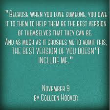November 9 Colleen Hoover Favorite Book Quotes Colleen Hoover Quotes Book Quotes